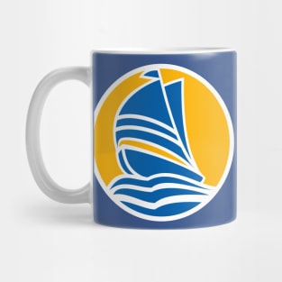 Minimal Sailboat at sunset 2 Mug